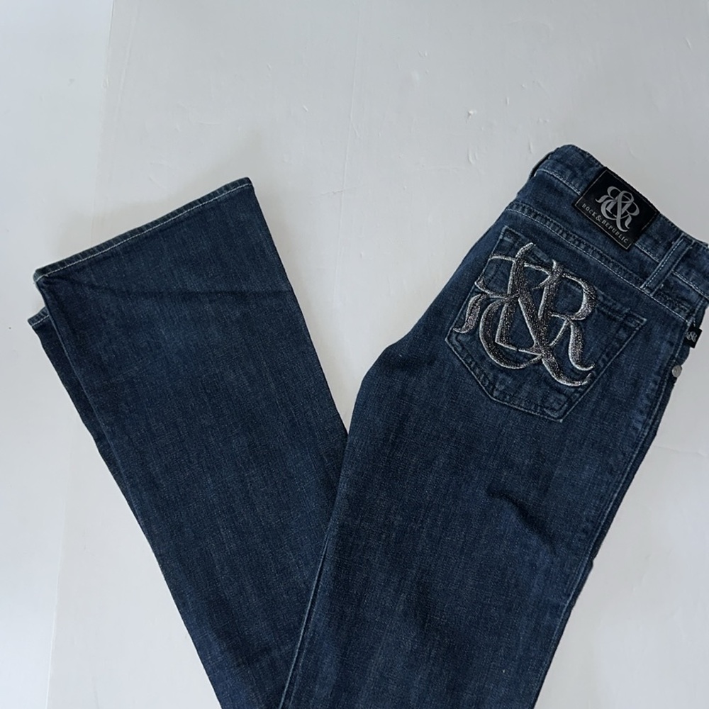 Rock & Republic Jeans dark wash size 27 bootcut